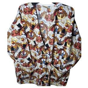 Tafford Festive Turkey Scrub Jacket
